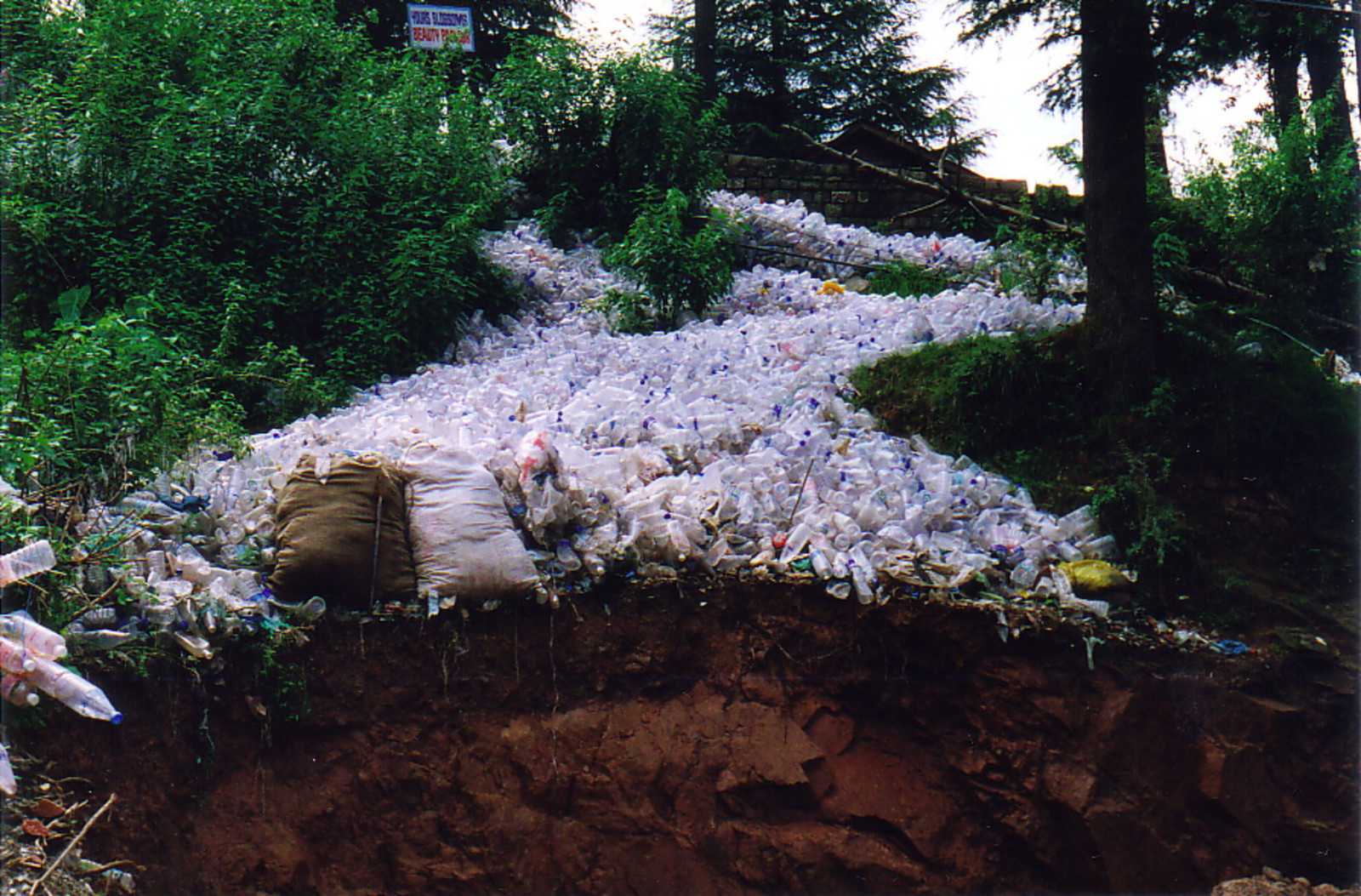 Plastic bottles in Dharamsala