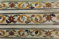An inlaid decoration at Agra Fort