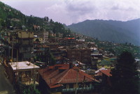 A view of Darjeeling