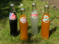 Bottles of Thums Up, Maaza, Limca and Mirinda