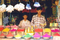 Two tika vendors in Mysore