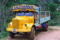 A colourful Indian truck