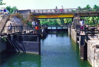 A lock on the backwaters