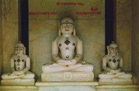 Three tirthankar statues
