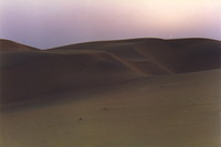 Sunset over the dunes