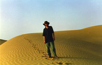 Mark in the desert