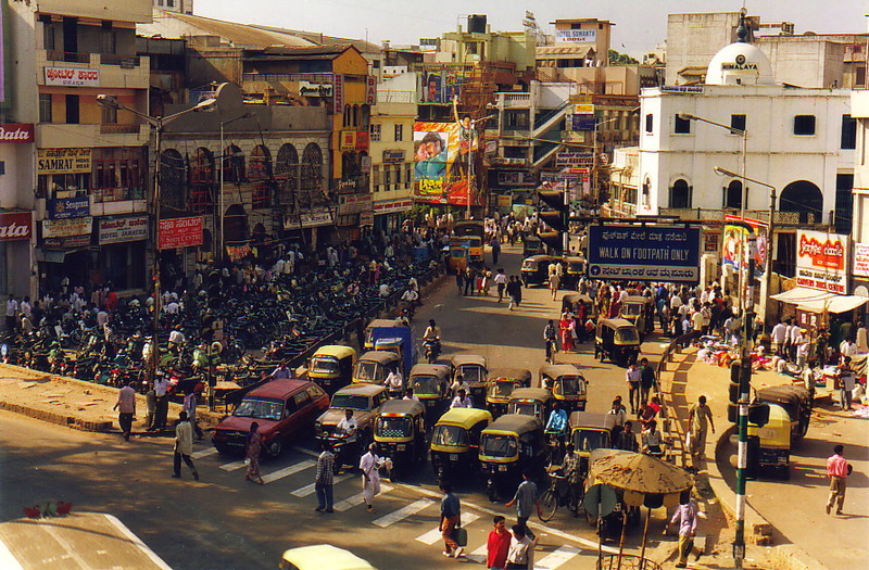 Busy Banglore traffic