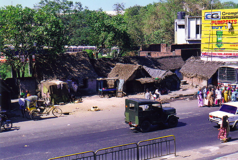 Eine Farm am Straßenrand in Chennai