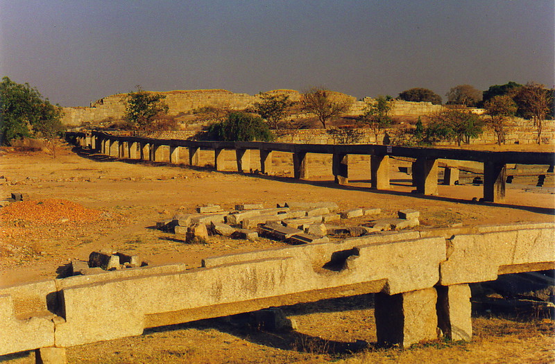The old city's aqueduct system