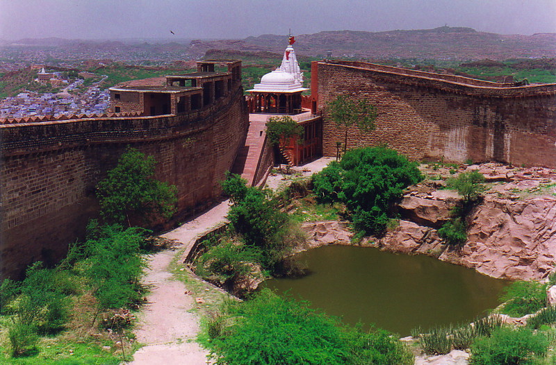 A rampart temple in Mehrangarh Fort