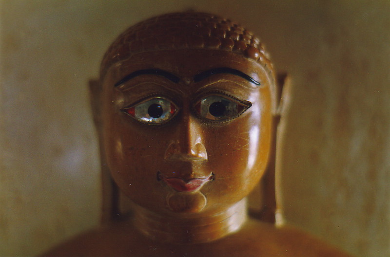 A statue of a Jain tirthankar