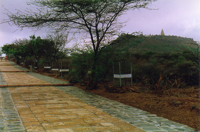 The steps up to the top of Palitana