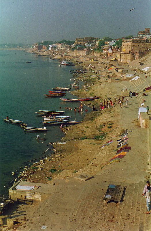 The Varanasi ghats
