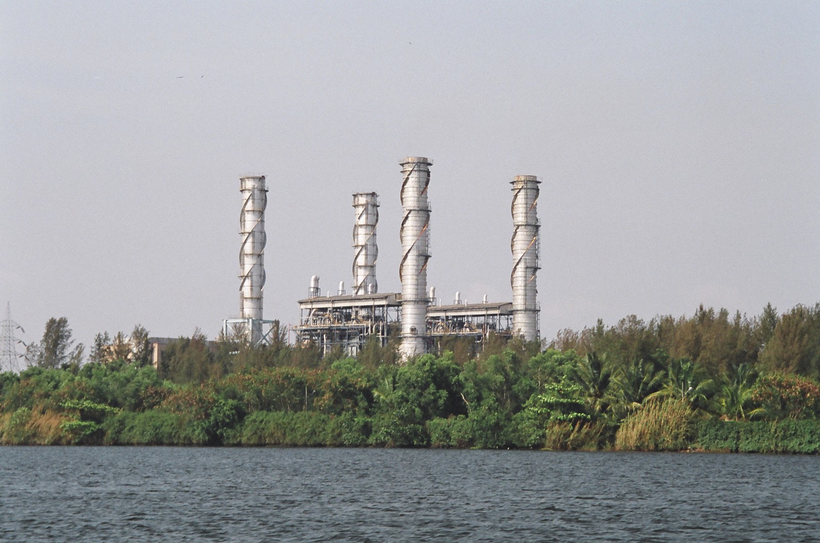 A power station on the backwaters