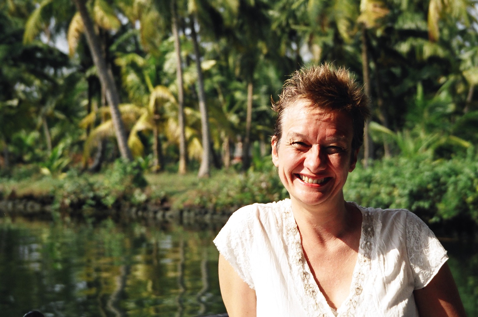 Peta aboard the houseboat