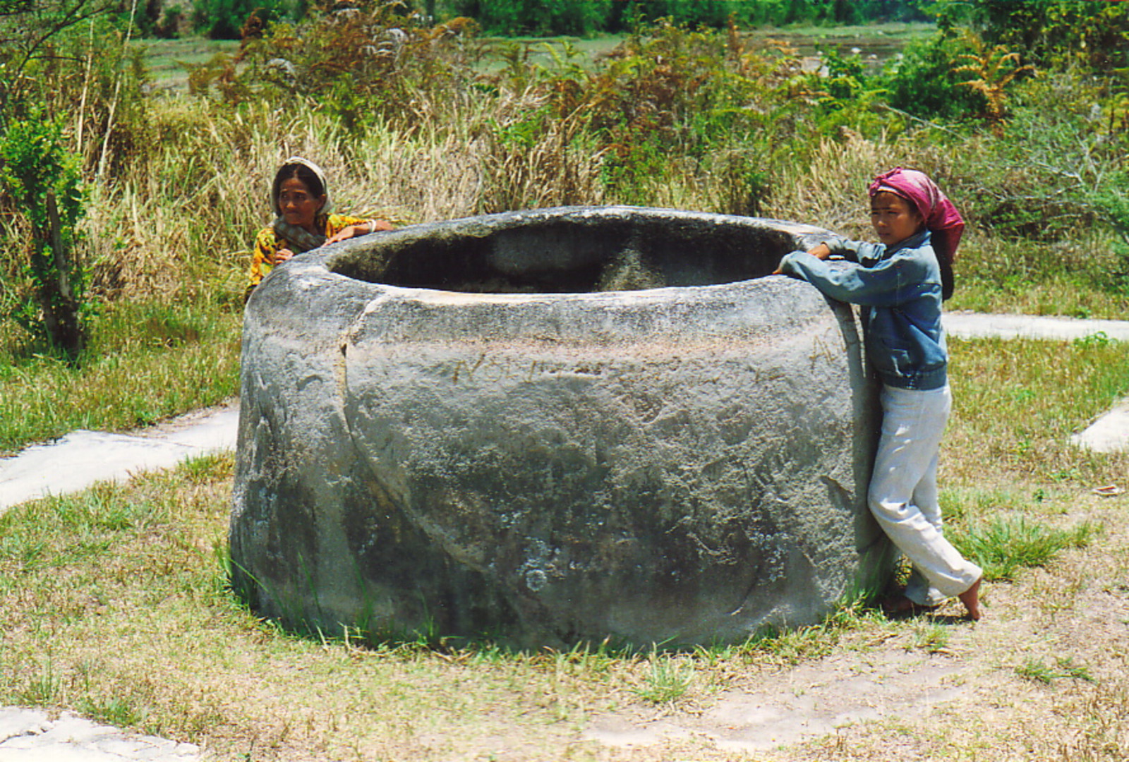 Our guides and Kalamba