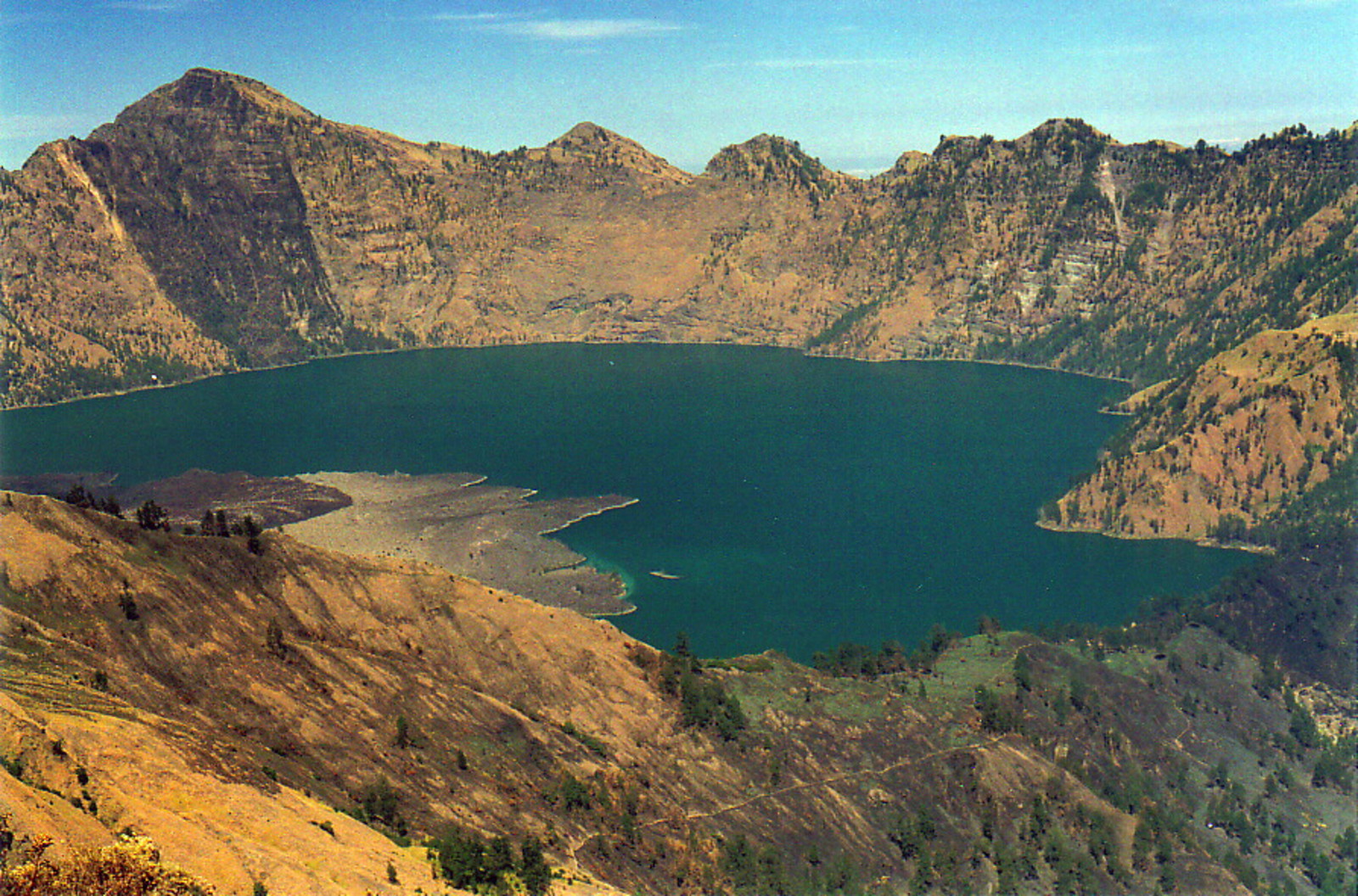 The main crater, Gunung Rinjani