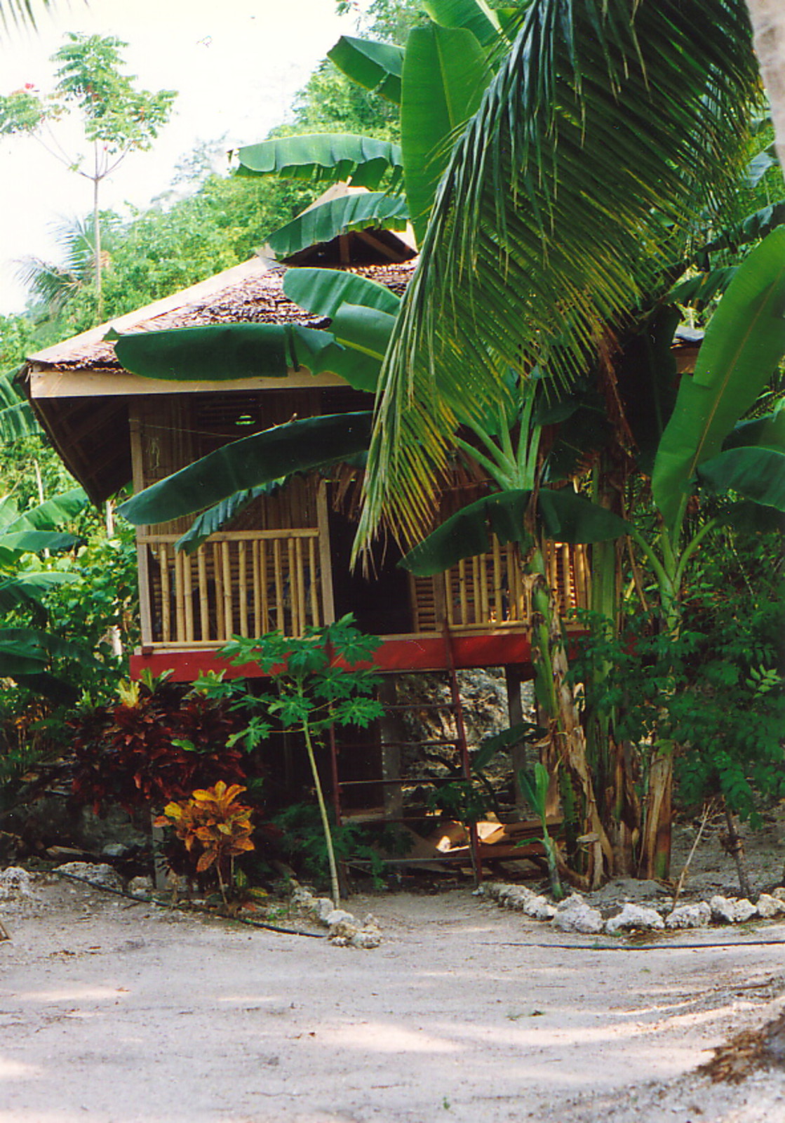 My beach hut on Kadidiri Island