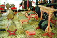 A gamelan archestra in Yogyakarta