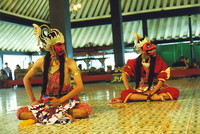 The Ramayana being performed in Yogya