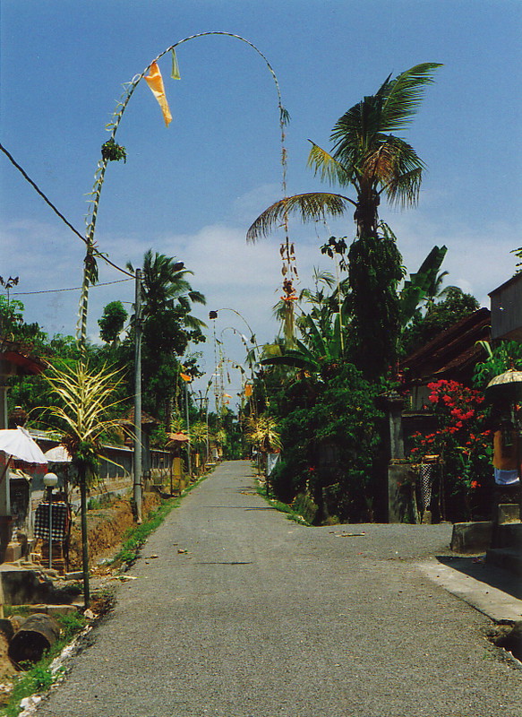 The main street in Sayan
