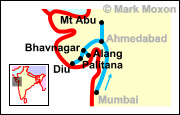 Map of western India