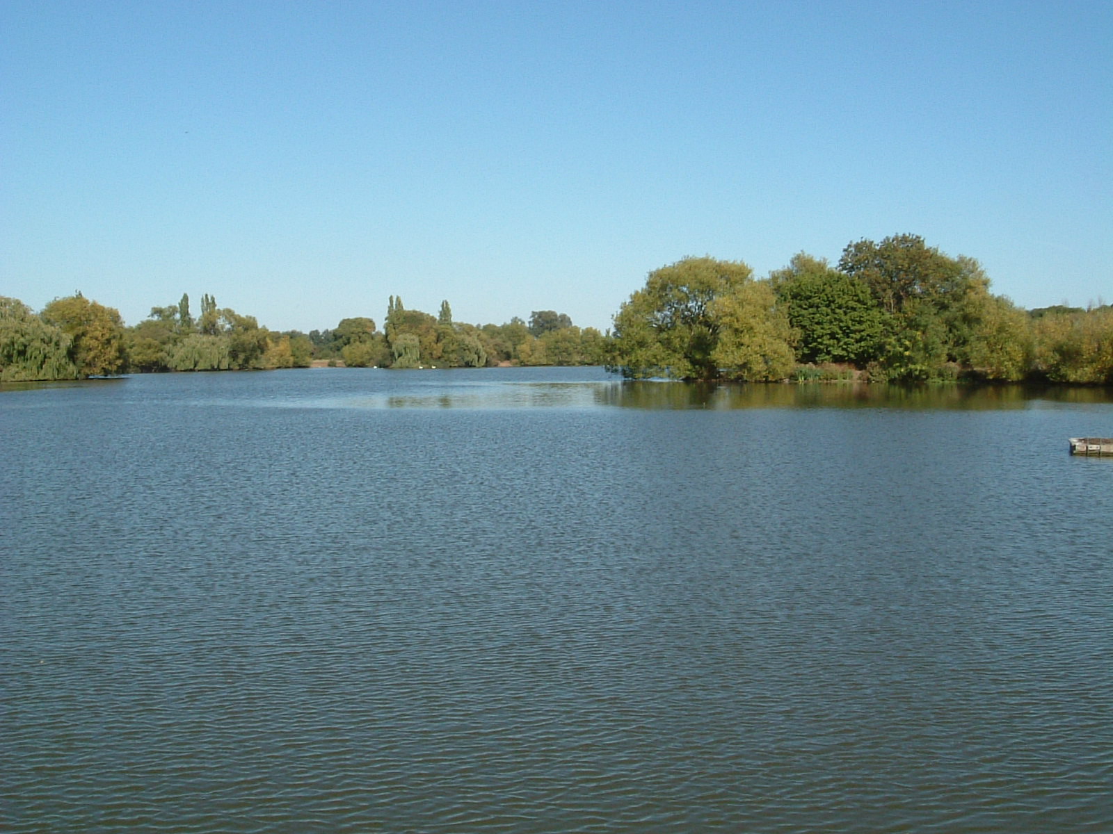 A lake nect to the River Roding