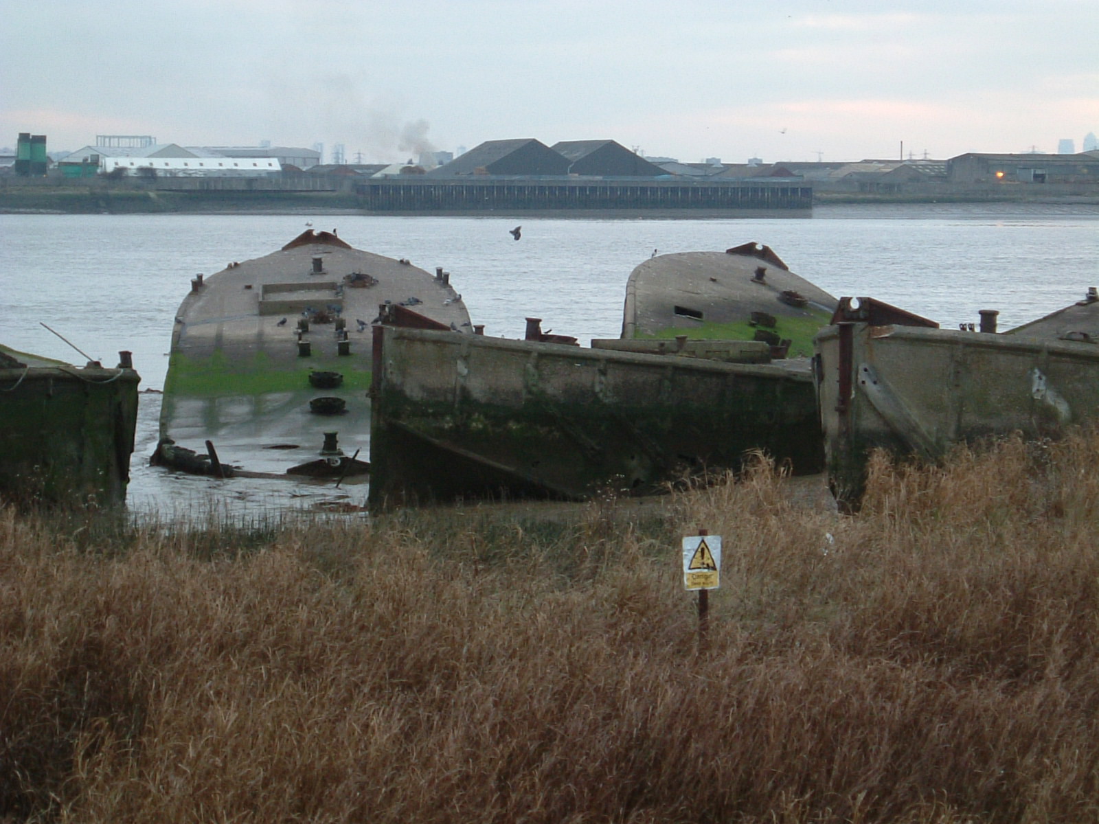 Concrete barges of D-Day scuppered in the Thames