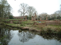 The moated manor house in Scadbury Park