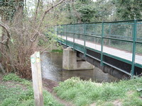 A London Loop marker by the River Cray