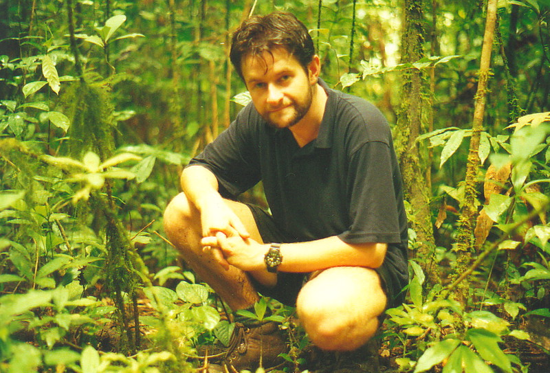 Mark in the rainforest
