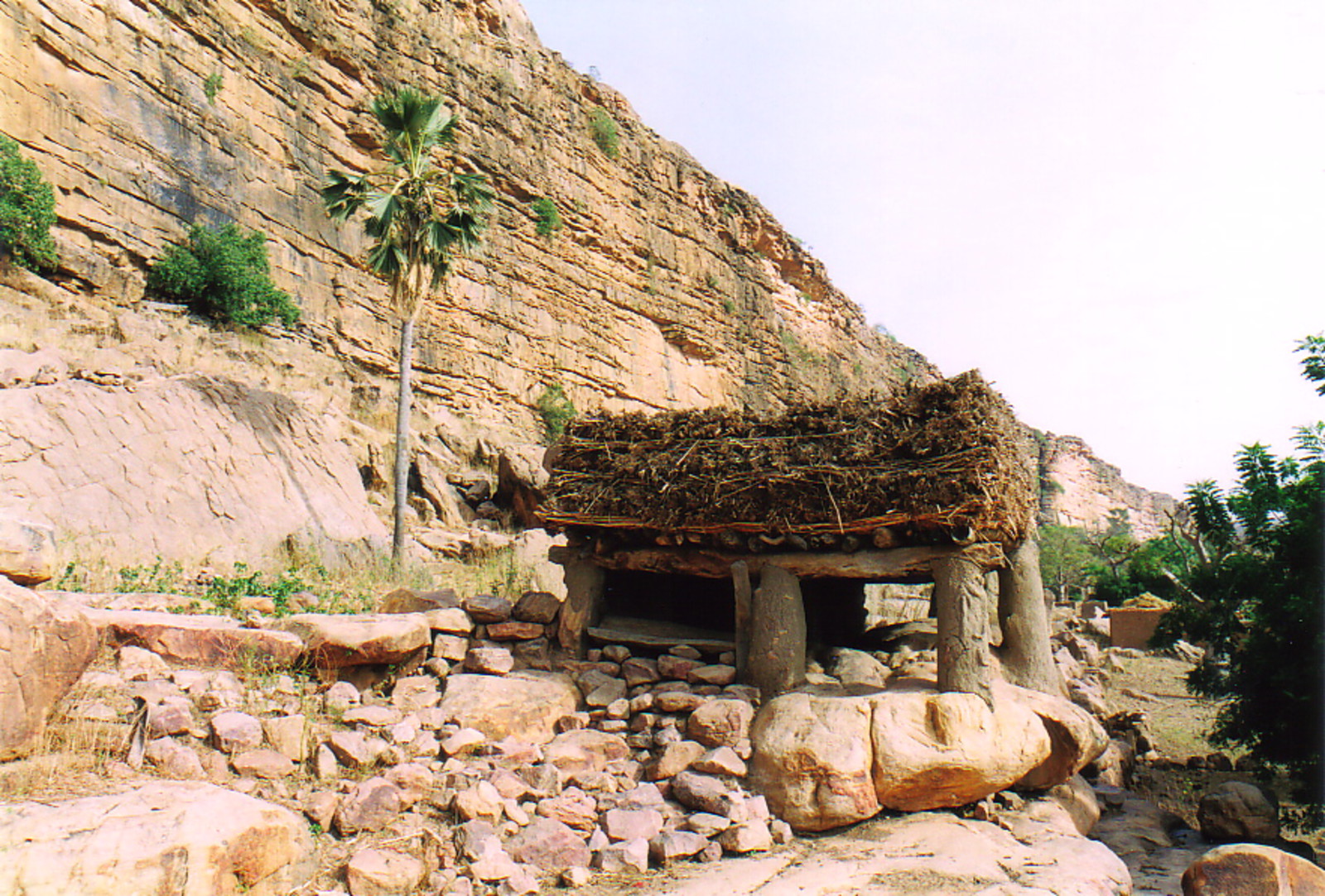 A togu-na by the Dogon escarpment