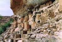 The ruined buildings of Old Teli