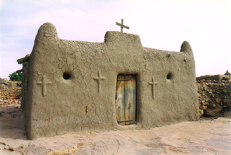 A Catholic church in Djiguibombo