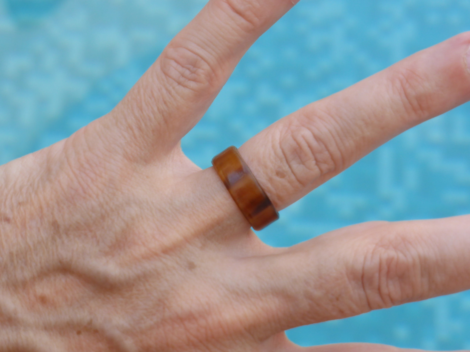 Peta's new wedding ring