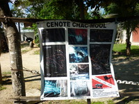 Entrance to the cenotes, which are on private property