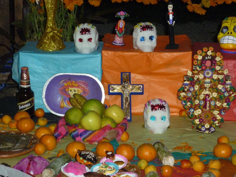 A shrine for the Day of the Dead