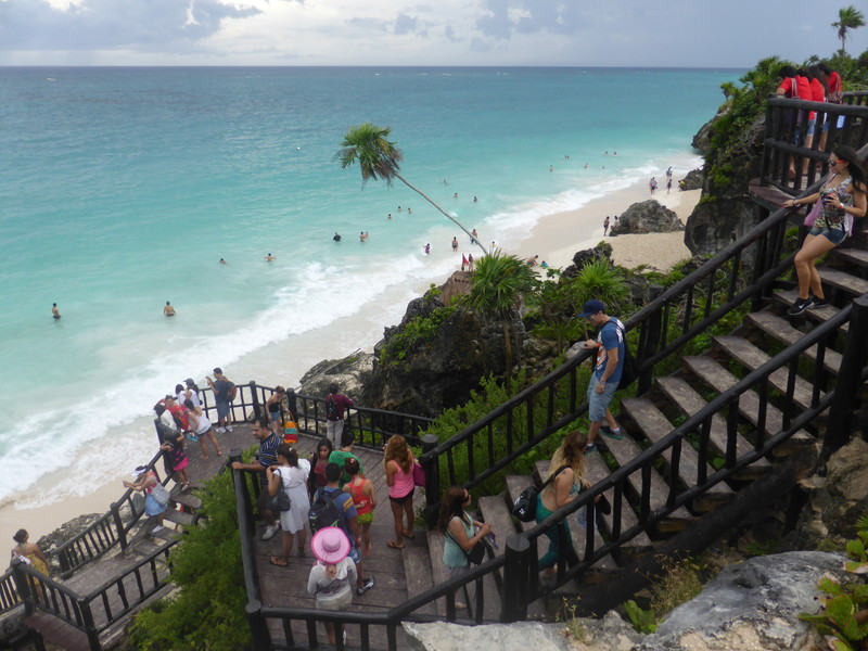 The beach at Tulum Ruinas