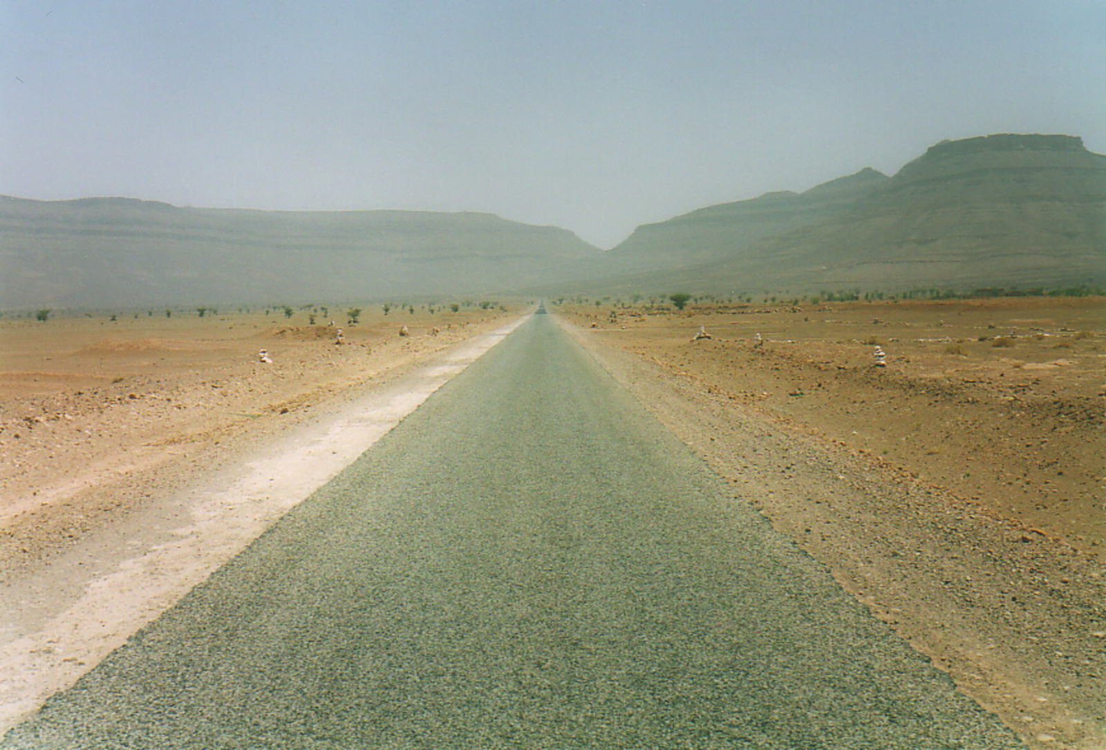A road disappearing into the distance