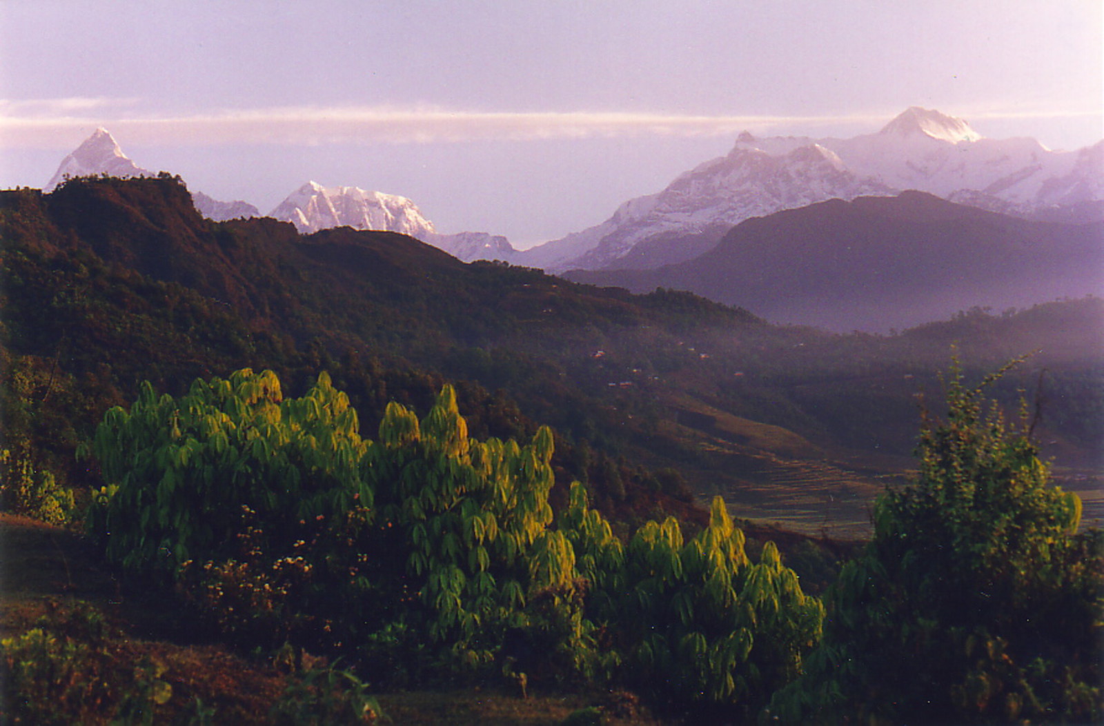 The Annapurna Range from Pokhara