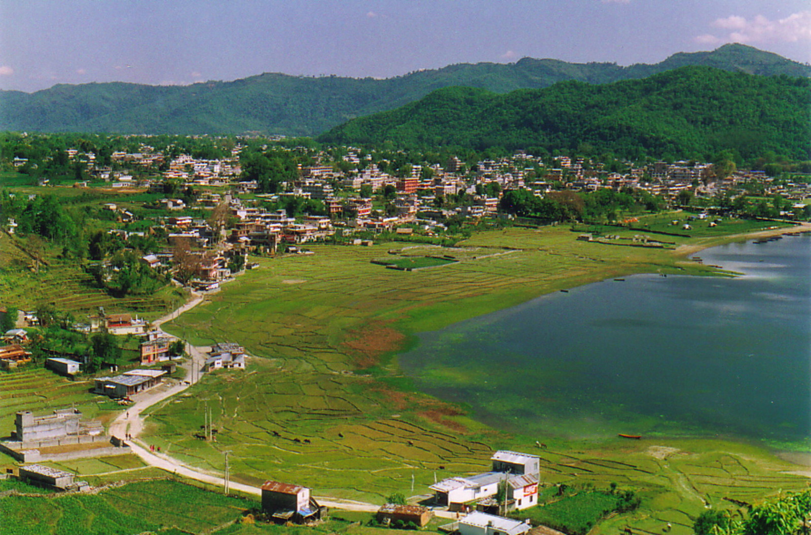 A view over northern Pokhara