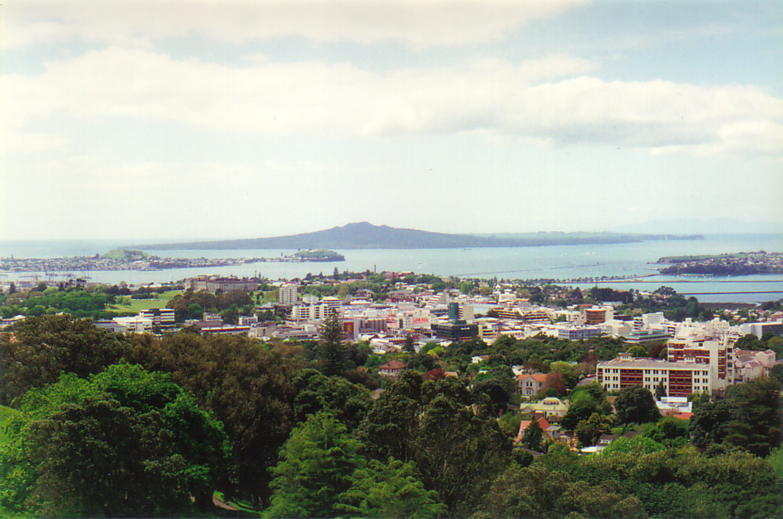 Rangitoto from Mt Eden