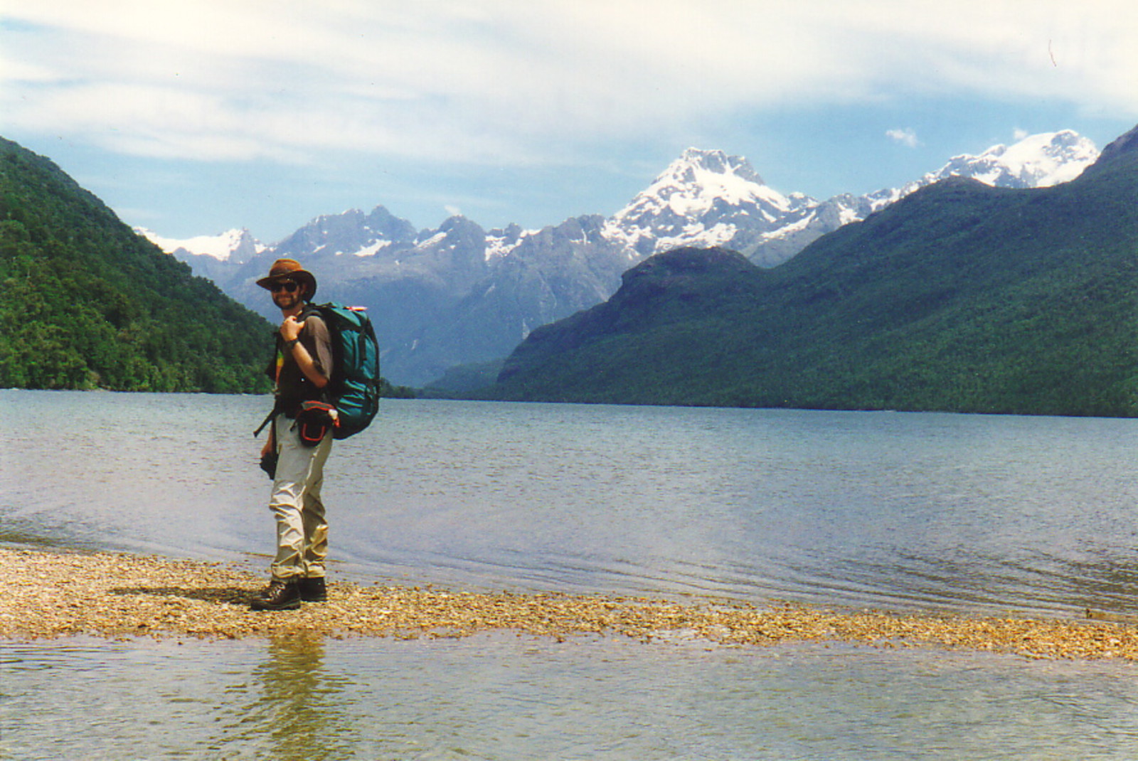 Mark at the north end of Lake Alabaster