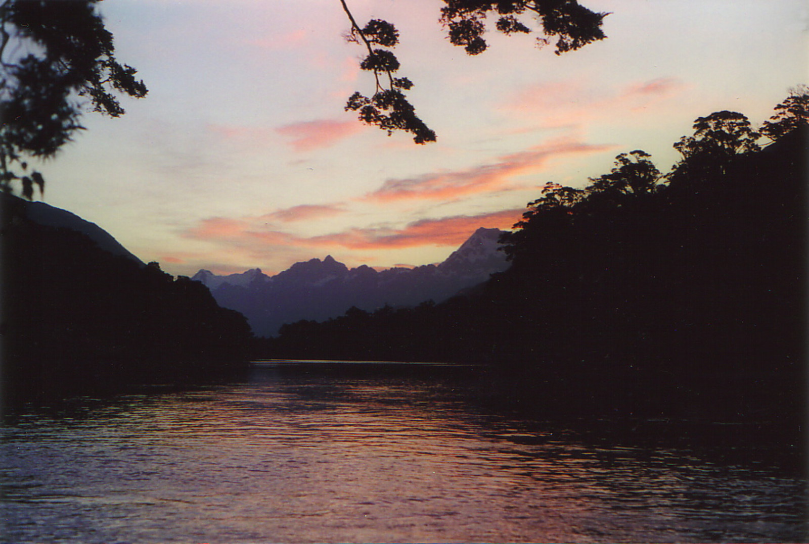 Sunset over the Pyke River