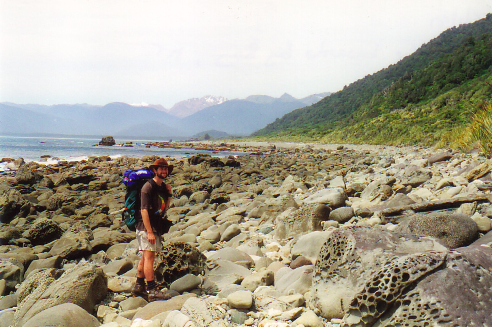 Mark heading east from Martins Bay