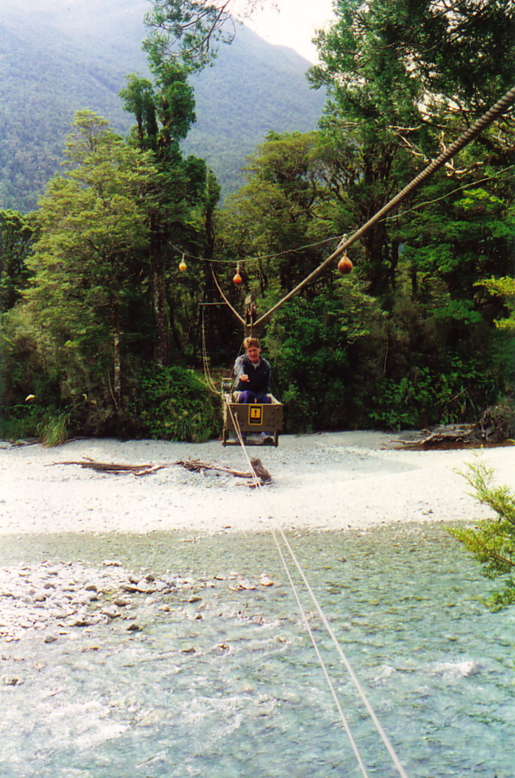 Rick on the cage bridge