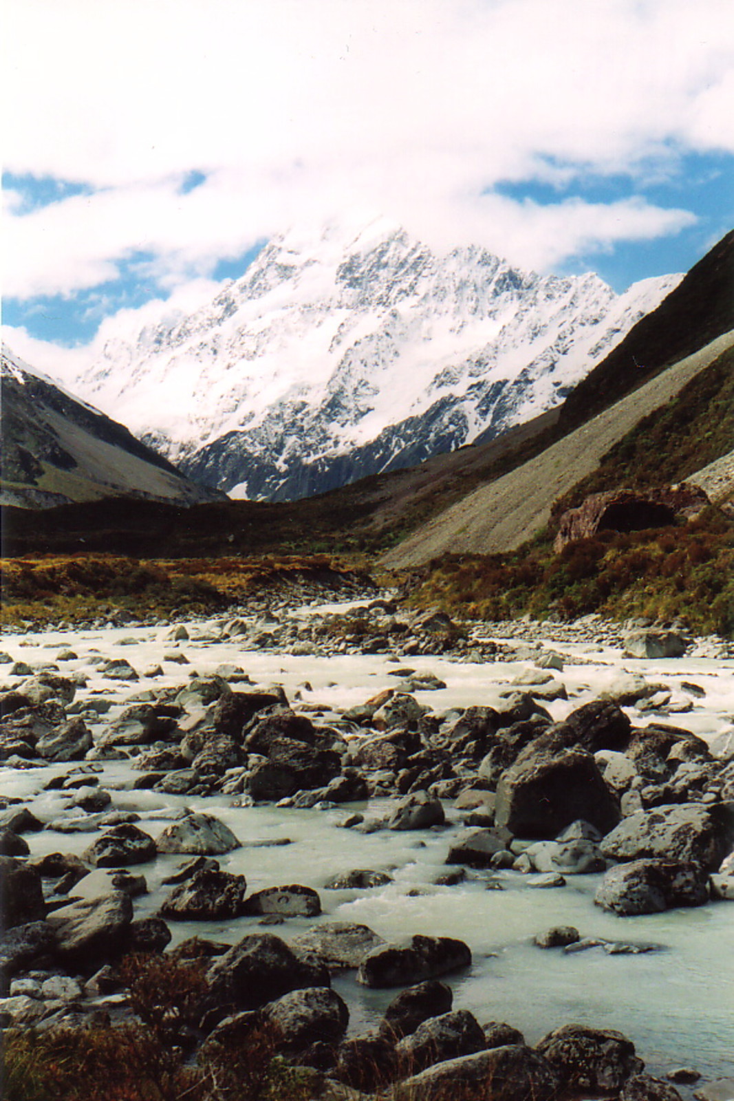 Mt Cook and the Hooker Glacier