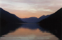 Sunset over Lake Alabaster