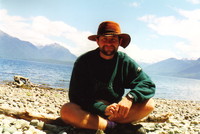 Mark relaxing at Henry Creek