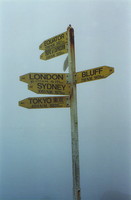 The Cape Reinga signpost